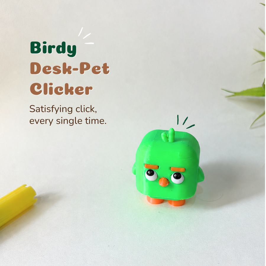 Birdy Desk Pet Clicker - PolyPop