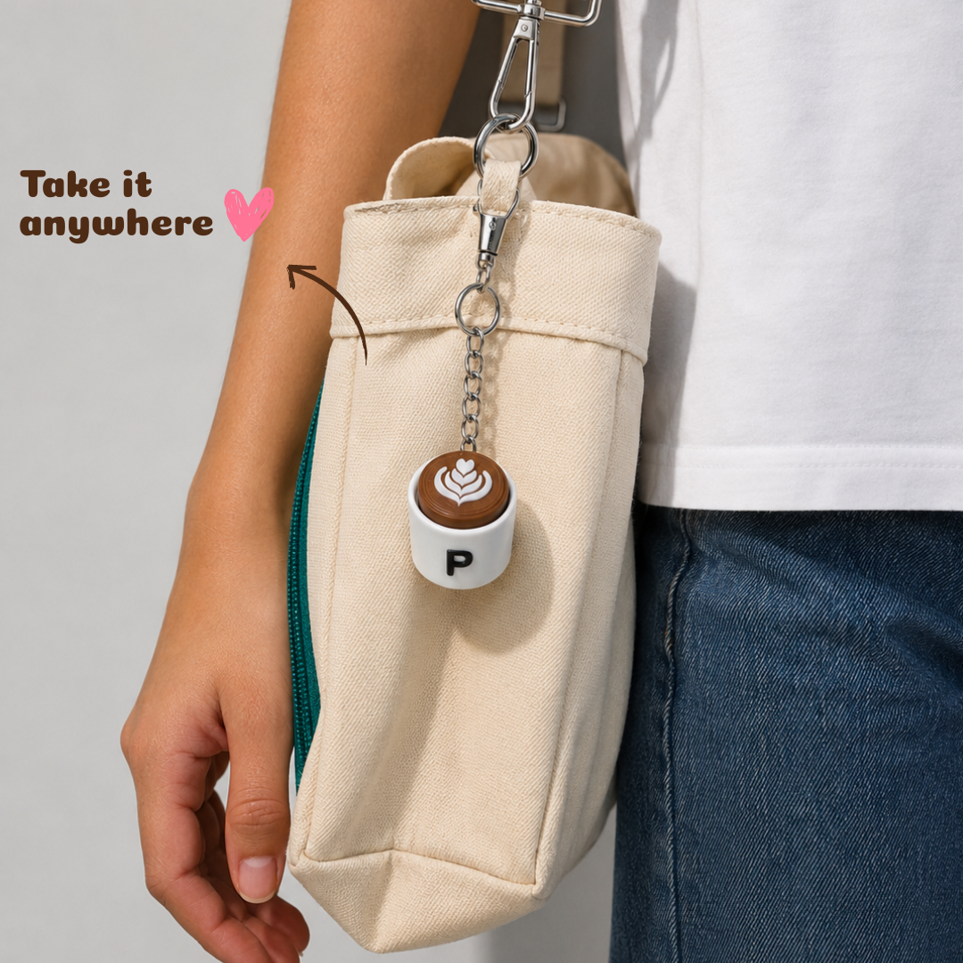 Coffee Clicker Keychain - PolyPop
