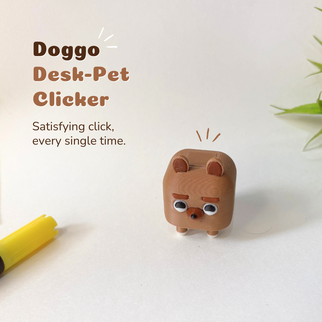 Doggo Desk Pet Clicker - PolyPop