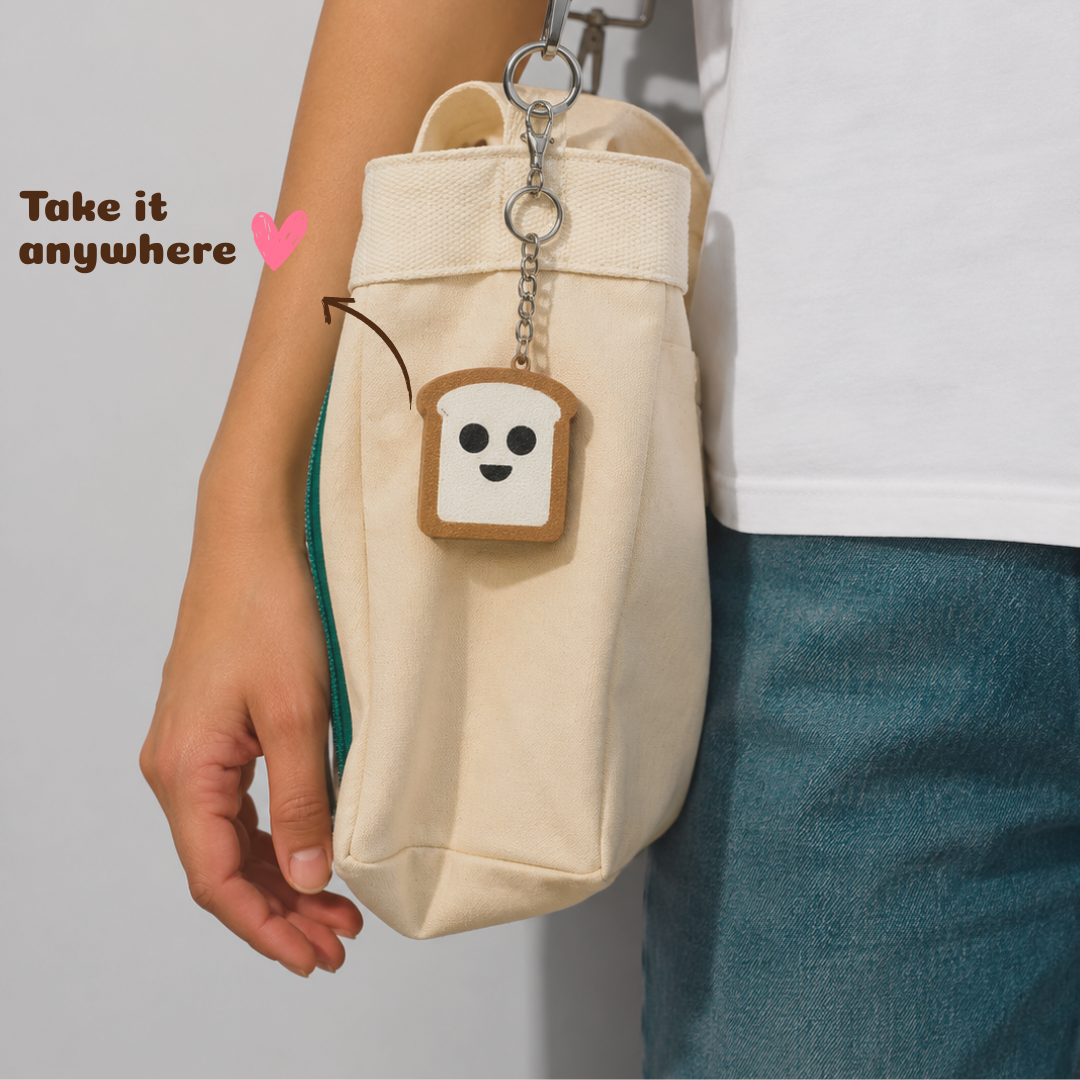 Makkhan Toast Clicker Keychain - PolyPop